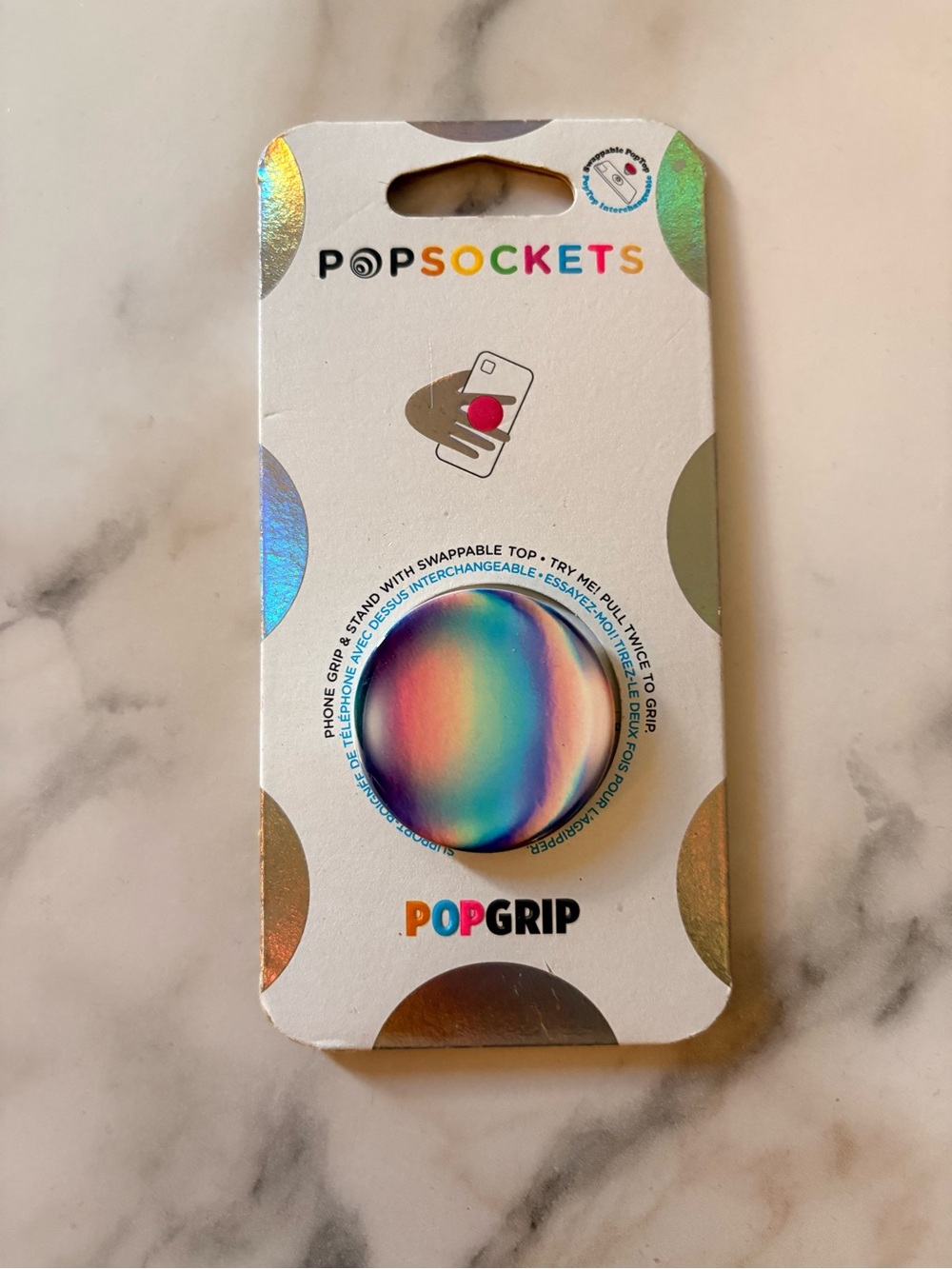 PopSocket PopGrip Iridescent Rainbow Holographic Phone Grip